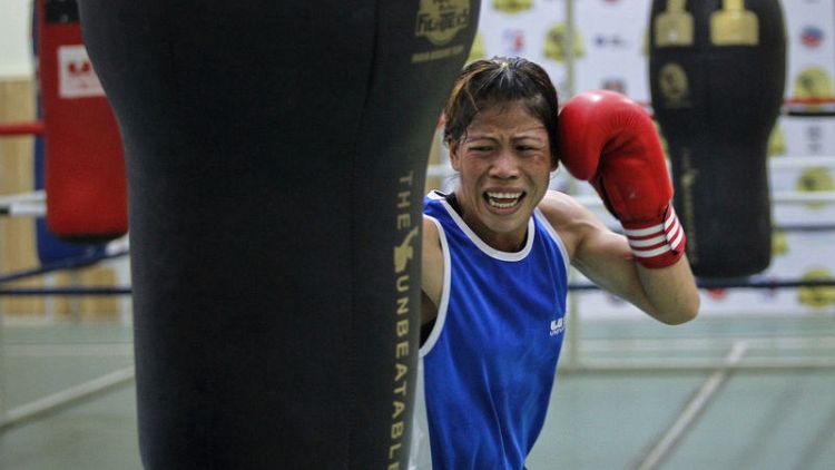 Boxing - Yearning for Olympic gold, 'Magnificent Mary' keeps punching