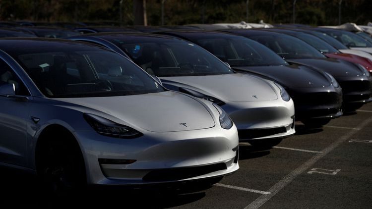China customs lifts suspension on Tesla Model 3 imports - sources