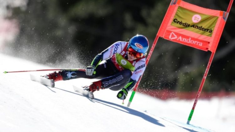 Ski alpin: Shiffrin décroche son premier globe de super-G