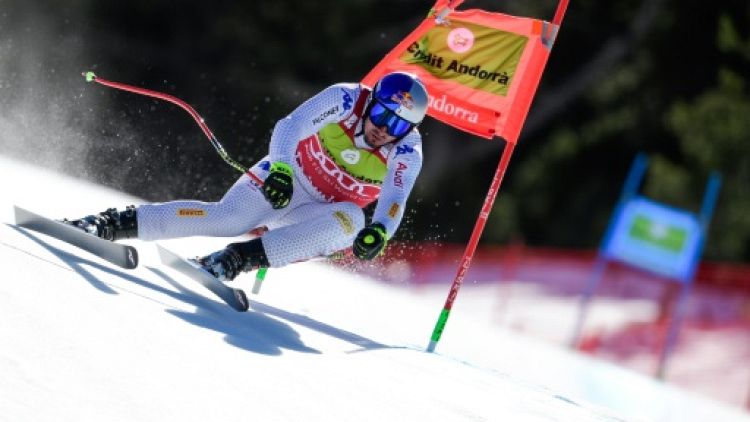 Ski alpin: victoire et globe pour Paris sur le super-G
