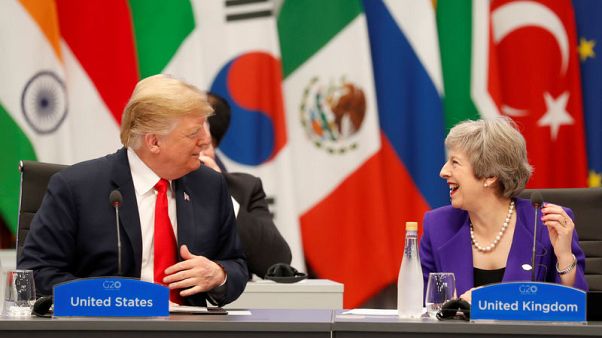 Trump eyes 'large scale' trade deal with UK Trump eyes 'large scale' trade deal with UK