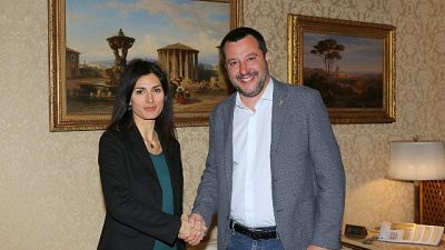 Salvini-Raggi, Uefa ripaghi danni ultras Salvini-Raggi, Uefa ripaghi danni ultras