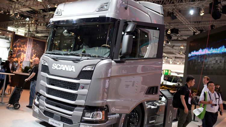 Volkswagen's Scania sees China rebound, braces for Brexit hit to UK orders