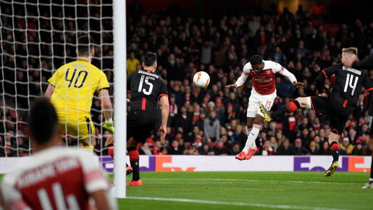Arsenal join Chelsea in Europa quarters, Inter go out