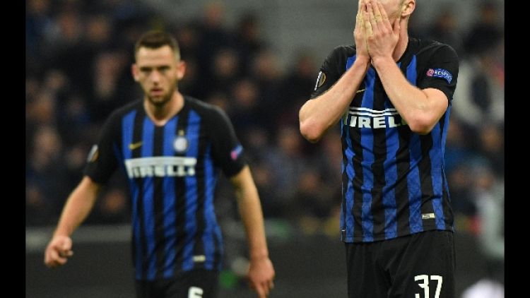 Europa League:Inter ko in casa,eliminata