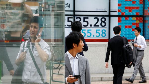 Asian stocks up as Sino-U.S. trade talks in focus, dollar supported Asian stocks up as Sino-U.S. trade talks in focus, dollar supported