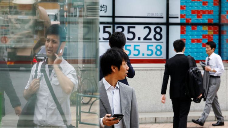 Asian stocks up as Sino-U.S. trade talks in focus, dollar supported