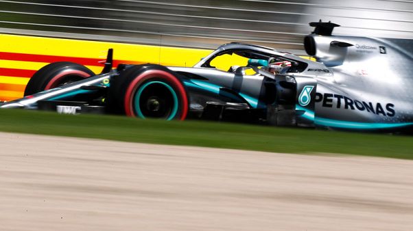 Hamilton tops timesheets in first free practice Hamilton tops timesheets in first free practice