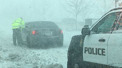 'Bomb cyclone' pushes east across the U.S., flood risks remain 'Bomb cyclone' pushes east across the U.S., flood risks remain