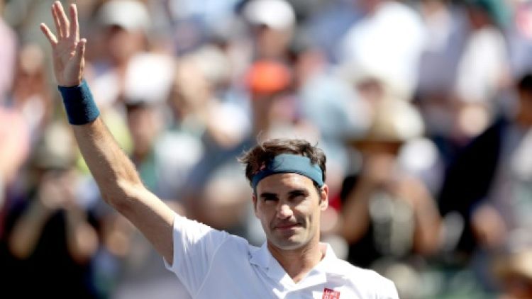 Tennis: Roger Federer fonce en demi-finales à Indian Wells