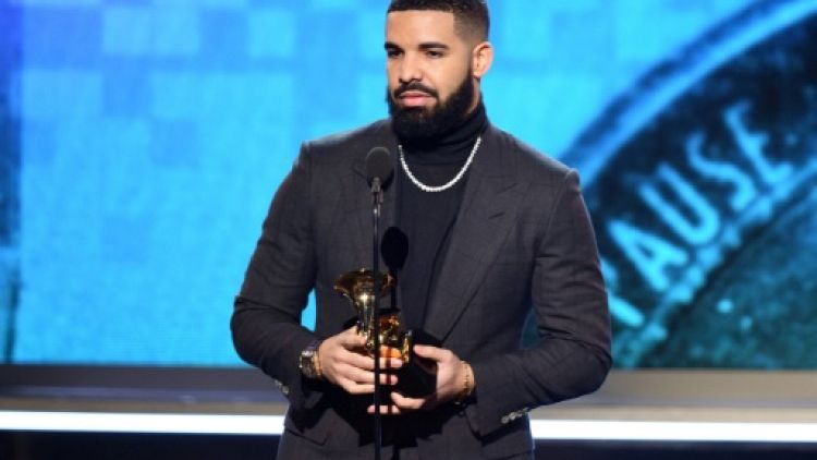 Le rappeur Drake aux Grammy Awards à Los Angeles le 10 février 2019