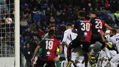Anticipo, Cagliari-Fiorentina 2-1 Anticipo, Cagliari-Fiorentina 2-1
