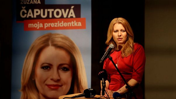 Anti-graft campaigner wins first round of Slovak presidential vote Anti-graft campaigner wins first round of Slovak presidential vote
