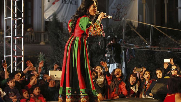 Defying threats, Afghan singer Aryana comes home for women