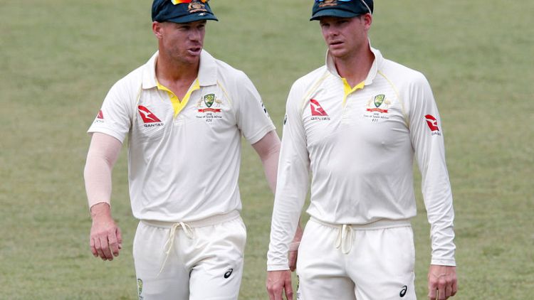 Smith, Warner meet with Australia team as bans near end