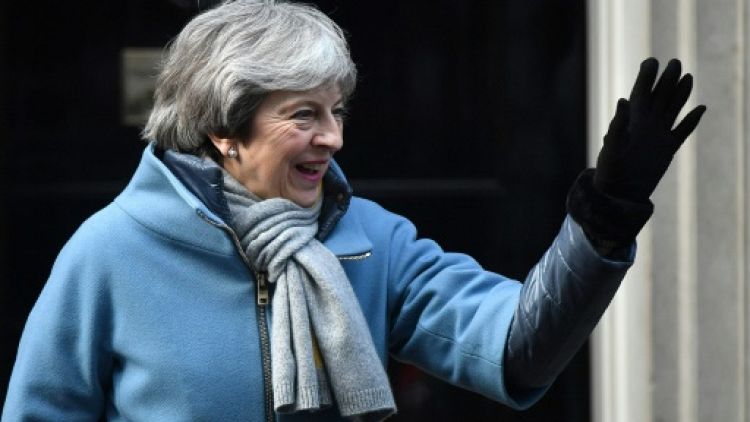La Première ministre britannique Theresa May à Londres le 14 mars 2019