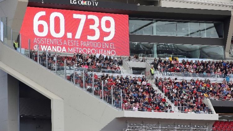 Atletico-Barca donne, record pubblico
