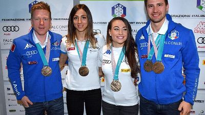 Mondiali biathlon:medagliere, Italia 3/a Mondiali biathlon:medagliere, Italia 3/a