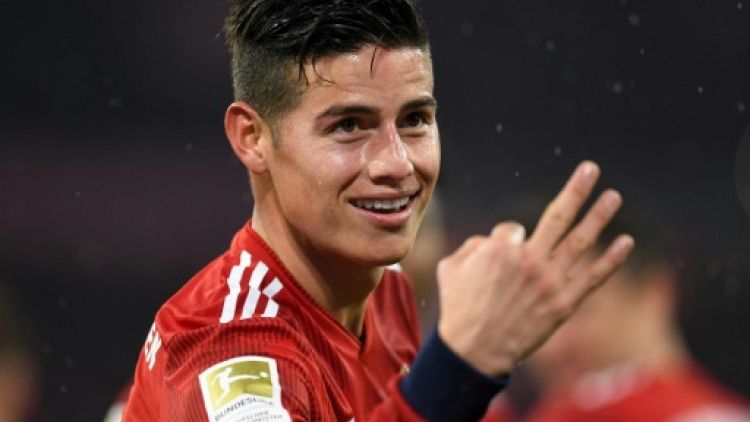 Bundesliga: Triplé de James, le Bayern reprend la tête