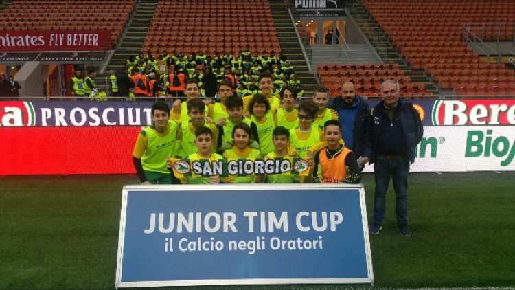 Junior Tim Cup ha fatto tappa a San Siro