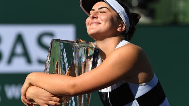 Teenager Andreescu stuns Kerber to win Indian Wells title Teenager Andreescu stuns Kerber to win Indian Wells title