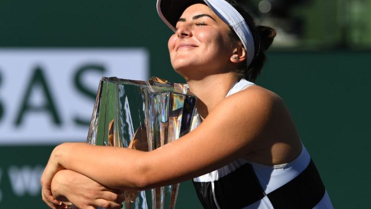 Teenager Andreescu stuns Kerber to win Indian Wells title