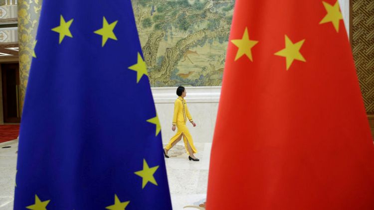 EU to push China to open economy at April summit - draft statement
