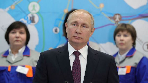 Putin flies into Crimea for annexation party, launches power stations Putin flies into Crimea for annexation party, launches power stations