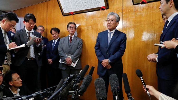 Japan committee chief Takeda to step down