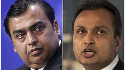India's RCom jumps after Mukesh Ambani bails out brother Anil on Ericsson dues India's RCom jumps after Mukesh Ambani bails out brother Anil on Ericsson dues