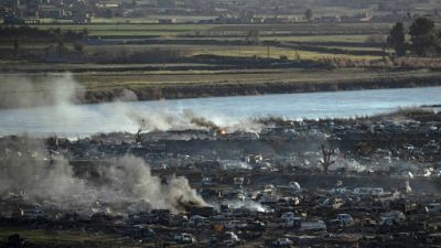 En Syrie, les derniers jihadistes de l'EI acculés au bord du fleuve Euphrate En Syrie, les derniers jihadistes de l'EI acculés au bord du fleuve Euphrate