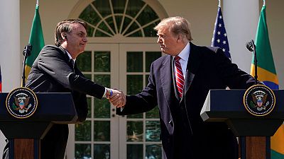 Trump forges bond with Brazil's Bolsonaro in White House visit Trump forges bond with Brazil's Bolsonaro in White House visit
