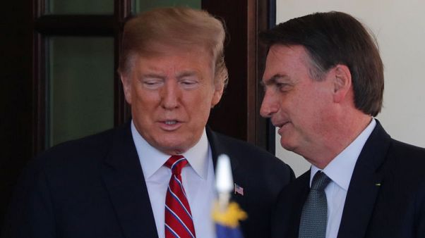 Trump says looking at NATO membership for Brazil Trump says looking at NATO membership for Brazil