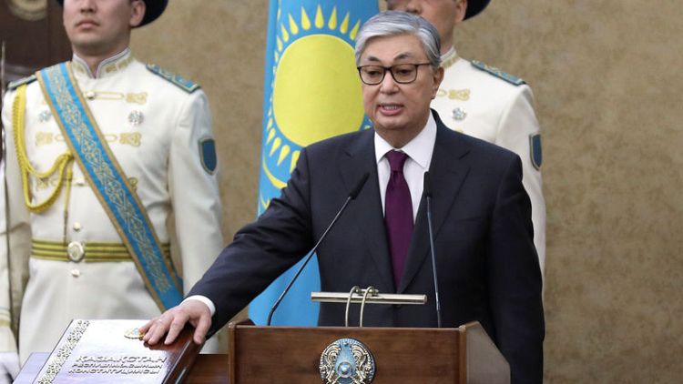 Tokayev sworn in as Kazakhstan's president