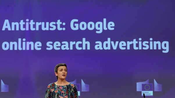 Google fined $1.7 billion for search ad blocks in third EU sanction Google fined $1.7 billion for search ad blocks in third EU sanction