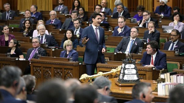 Canada's Trudeau under pressure as MP quits, budget criticized Canada's Trudeau under pressure as MP quits, budget criticized