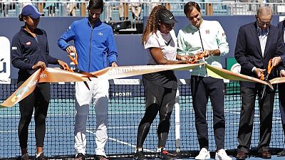 Rain again spoils Miami Open party, wiping out play Rain again spoils Miami Open party, wiping out play
