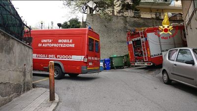 Incendio nel sottosuolo, fumo e disagi Incendio nel sottosuolo, fumo e disagi