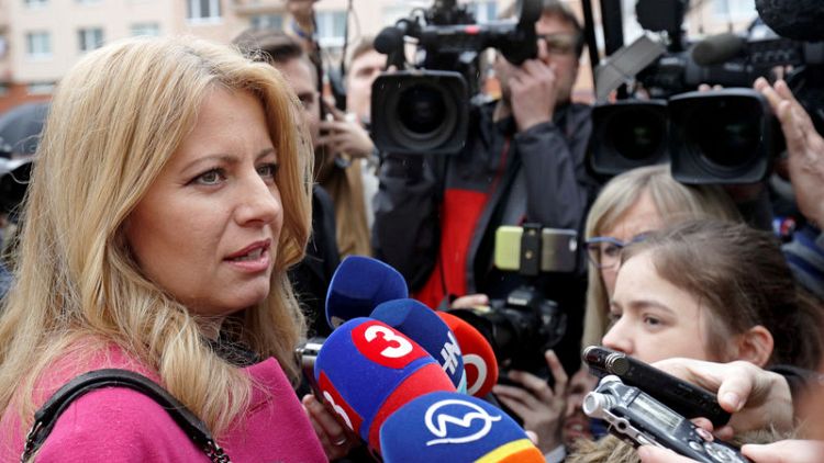 Anti-corruption campaigner tipped to win Slovakia's presidential run-off