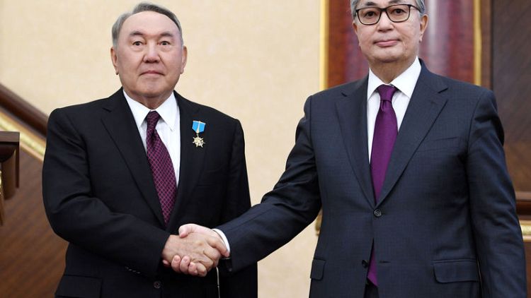 In sign of new dual rule, Kazakh leaders sticking together