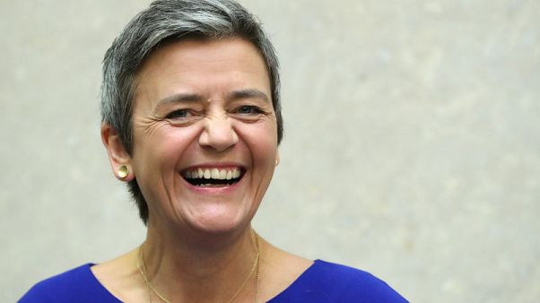 Antitrust chief Vestager joins race for EU top job Antitrust chief Vestager joins race for EU top job