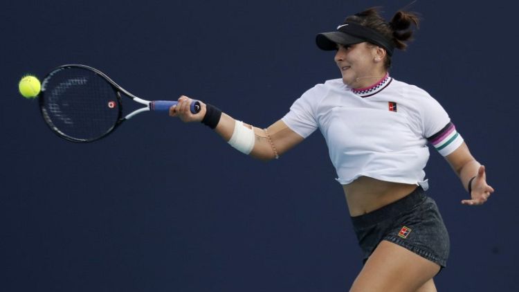 Teenager Andreescu pulls off great escape in Miami