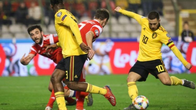 Euro-2020: un doublé de Hazard offre la victoire à la Belgique face à la Russie