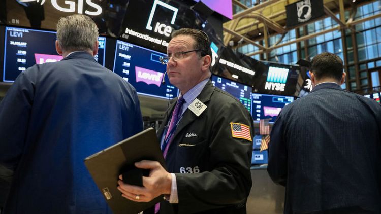 U.S. Treasuries signal trouble, stocks fall on global growth worries