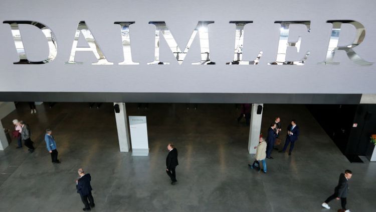 Daimler taps Goldman to raise China BAIC shareholding - sources