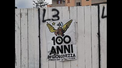 Manifesti fascisti affissi nel Sulcis