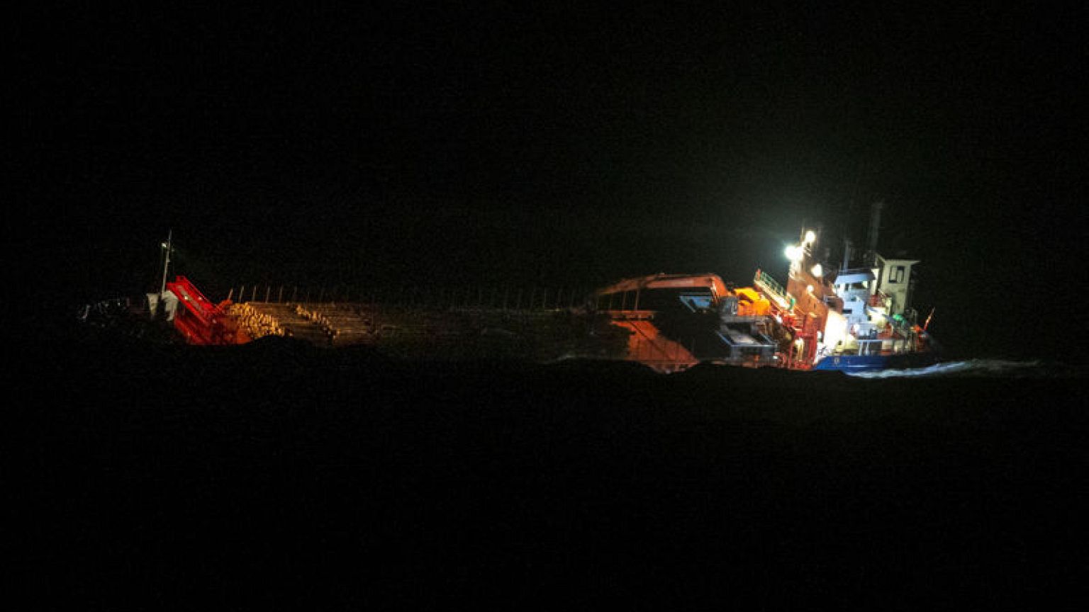 Passengers airlifted from crippled cruise ship in storm off Norway