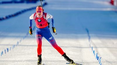 Biathlon: Kuzmina survole la poursuite Biathlon: Kuzmina survole la poursuite