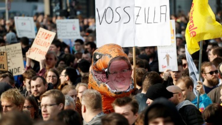 Allemagne: manifestations contre la réforme du droit d'auteur