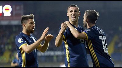 Euro 2020, Grecia vince 2-0, Bosnia 2-1